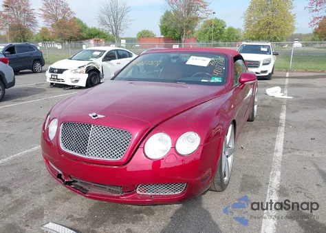 2007 Bentley Continental Gtc z USA, uszkodzony, nr VIN SCBDR33W87C049953
